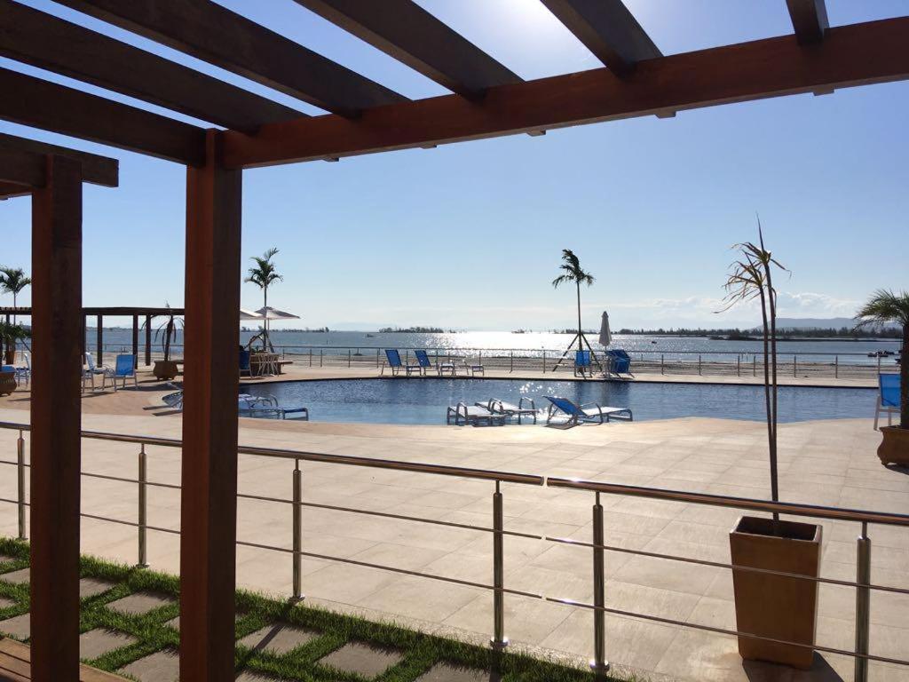 Flat Com Praia Privativa E Lazer Total Em Arraial Arraial do Cabo Eksteriør billede