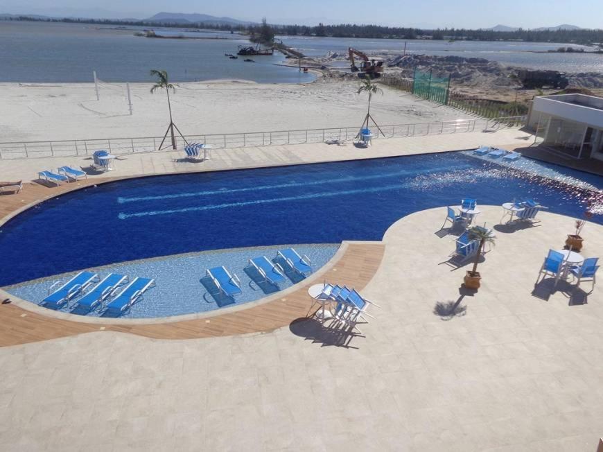 Flat Com Praia Privativa E Lazer Total Em Arraial Arraial do Cabo Eksteriør billede